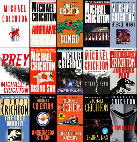 16 Michael Crichton AUDIObooks