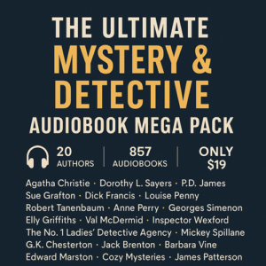 🕵️♂️ The Ultimate Mystery & Detective Audiobook Mega Pack
