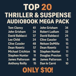 🔥 Top 20 Thriller & Suspense Audiobook Mega Pack - BLACK NOVEMBER