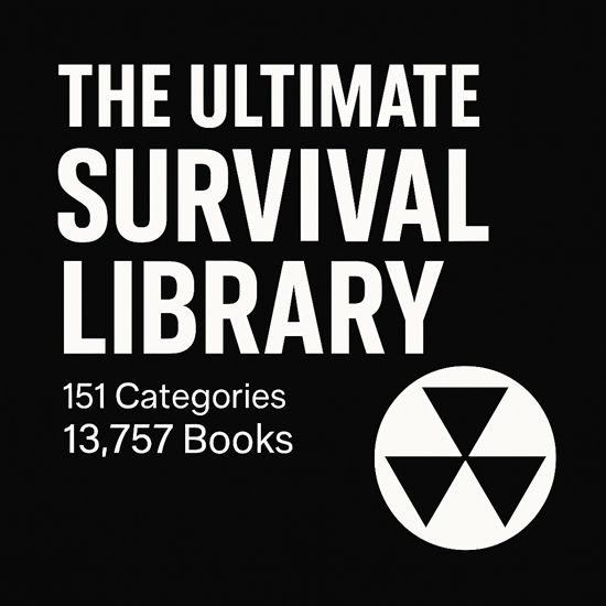 🔥 The Ultimate Survival Library — 13,757 Books Across 151 Categories